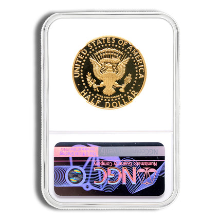 2014 w 3/4 oz jfk half dollar gold coin ngc pf70 (label varies)