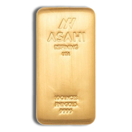 10 oz gold bar asahi refining (cast)