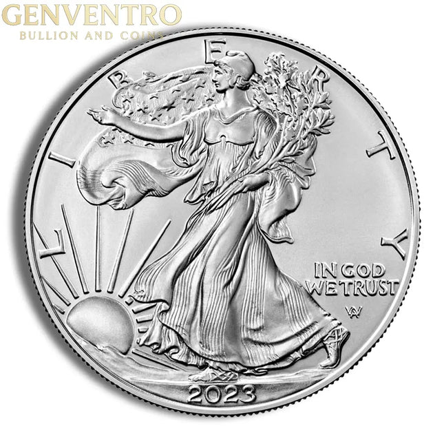 2023 Silver American Eagle - BU Genventro Bullion and Coins
