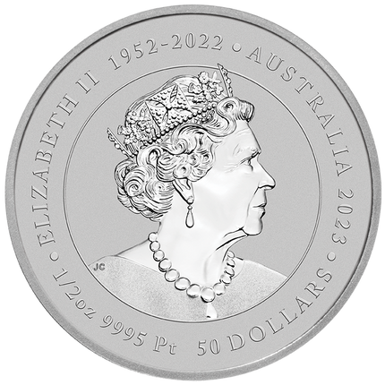 2023 1/2 oz australian barn owl platinum coin