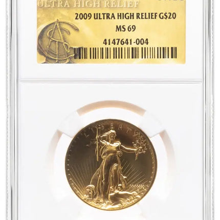 2009 Ultra High Relief Double Eagle NGC MS69 Genventro Bullion and Coins