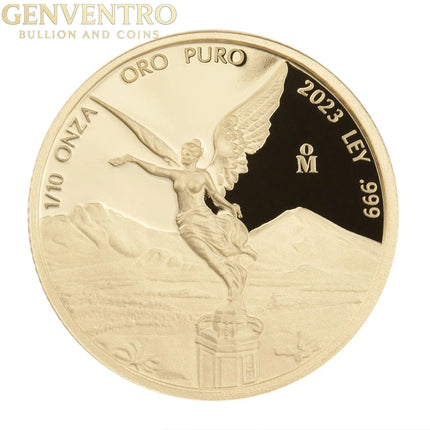 2023 1/10 oz Mexican Gold Libertad - Proof Genventro Bullion and Coins