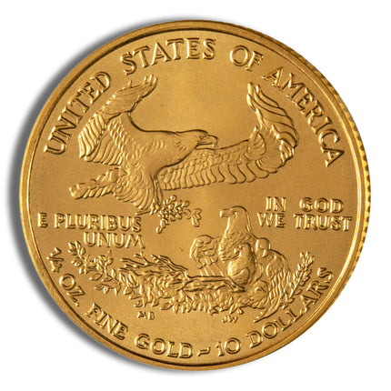 2001 1/4 oz gold eagle $10 ngc ms69