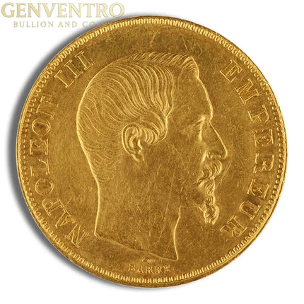 France Gold 50 Francs - Napoleon III (1855-1868) Genventro Bullion and Coins