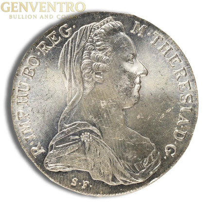 1780 Austria Maria Theresa Silver Thaler Genventro Bullion and Coins