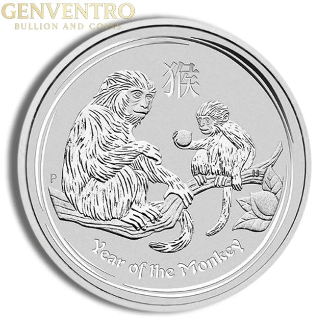 2016 Kilo Australia Silver Lunar Monkey BU - Series II Genventro Bullion and Coins