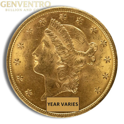 $20 Gold Liberty Double Eagle - BU Genventro Bullion and Coins