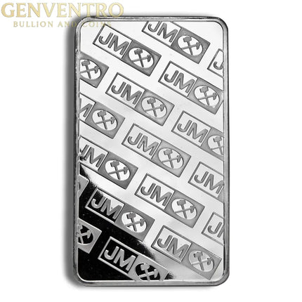 10 oz Silver Bar - Johnson Matthey - JM Genventro Bullion and Coins