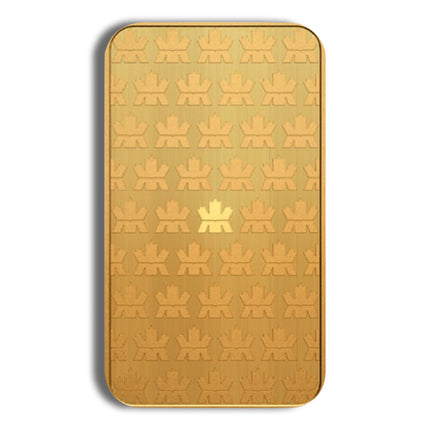 1 oz gold bar royal canadian mint rcm (carded)