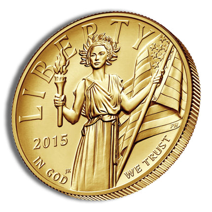 2015 w liberty high relief gold coin pcgs ms70