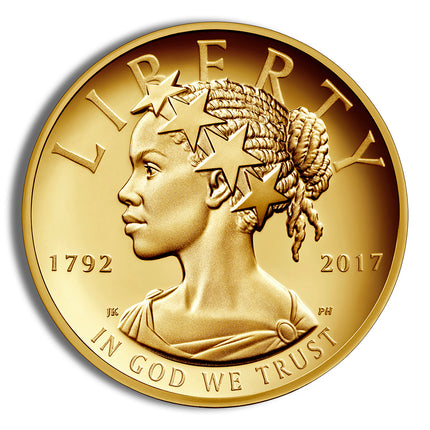 2017 w american liberty high relief gold coin (w/box & coa)