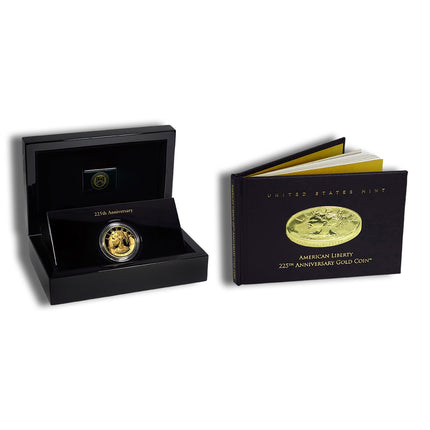 2017 w american liberty high relief gold coin (w/box & coa)