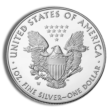 silver american eagle bu sealed box (year varies)