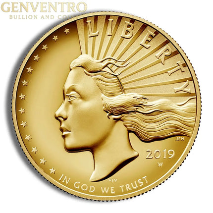 2019-W American Liberty High Relief Gold Coin (w/Box & COA) Genventro Bullion and Coins