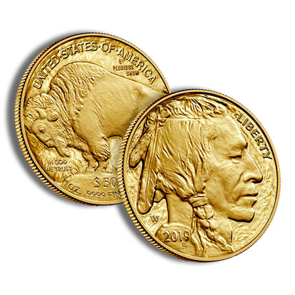 2019 w 1 oz proof gold buffalo (w/box & coa)