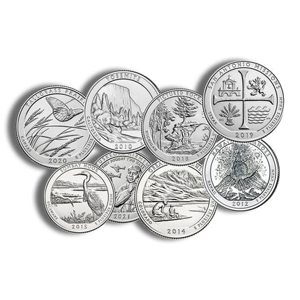 5 oz america the beautiful silver coin (design varies).