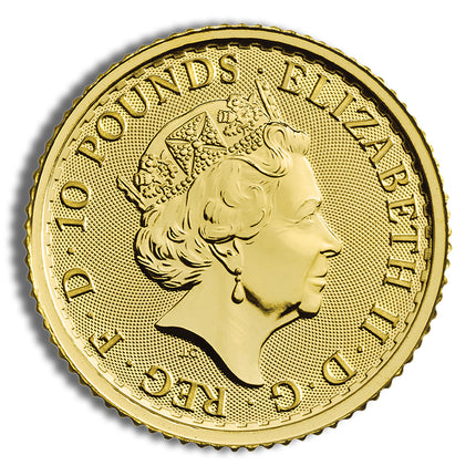 1/10 oz gold britannia (year varies)