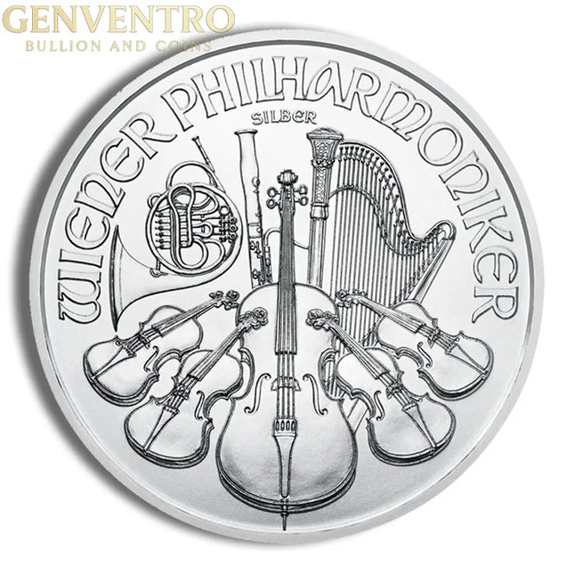 1 oz Austrian Silver Philharmonic (Year Varies) Genventro Bullion and Coins
