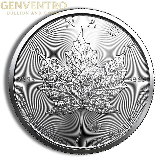 Platinum Maple Leaf - 1 oz (Year Varies) Genventro Bullion and Coins
