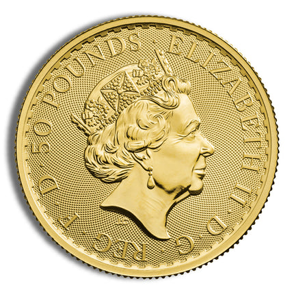 1/2 oz gold britannia (year varies)