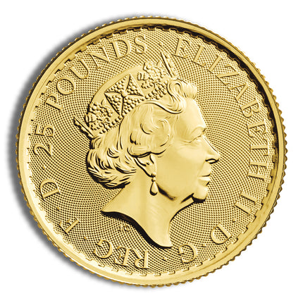 1/4 oz gold britannia (year varies)
