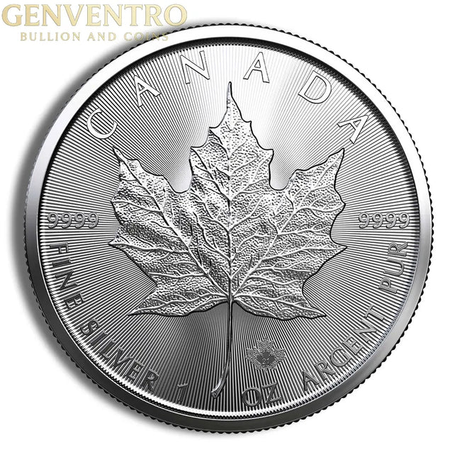 1 oz Canadian Silver Maple Leaf - Sealed Box (Year Varies) Genventro Bullion and Coins