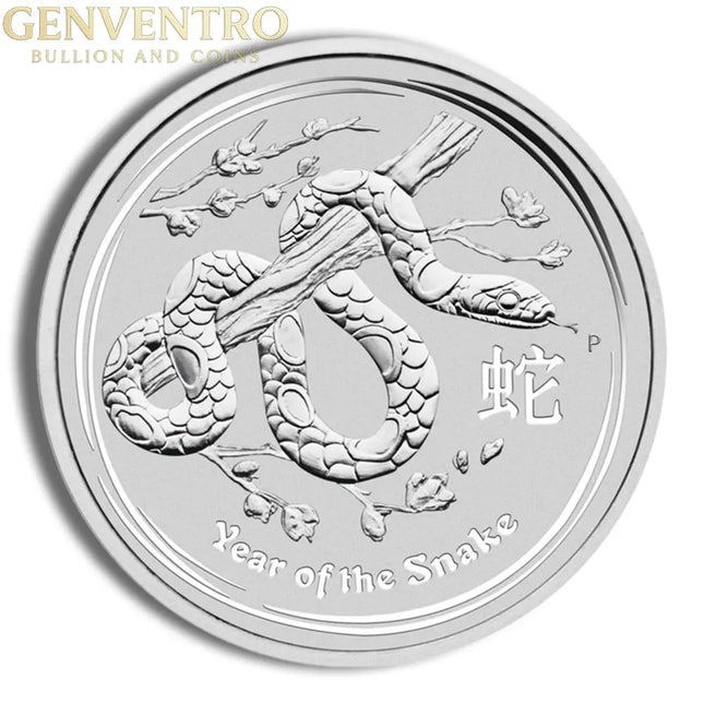2013 Kilo Australia Silver Lunar Snake BU - Series II Genventro Bullion and Coins