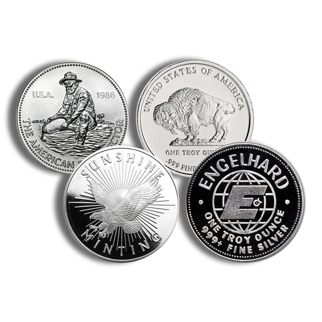 1 oz silver round design varies secondary market
