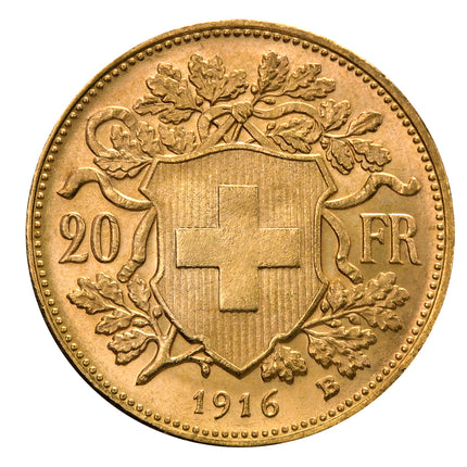 switzerland gold 20 francs helvetia (1897 1949)