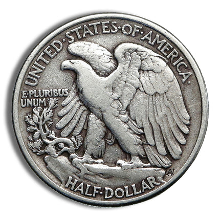 $1 fv 90% silver walking liberty half dollar