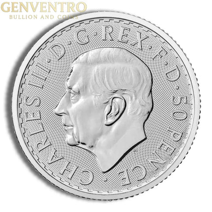 1/4 oz Great Britain Silver Britannia (Year Varies) Genventro Bullion and Coins