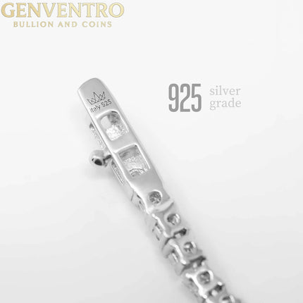 Unisex 2mm Real Moissanite Tennis Chain MORF