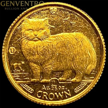 1996 Isle of Man Gold 1/25 oz Crown CHOICE PROOF Genventro