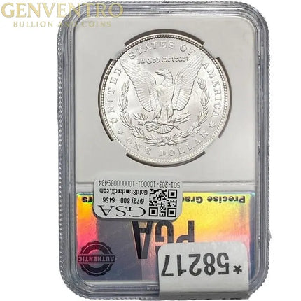1887 Morgan Silver Dollar PGA MS64 Genventro