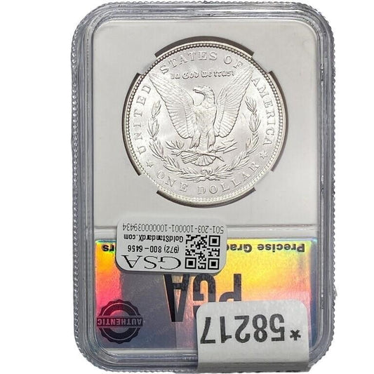 1887 Morgan Silver Dollar PGA MS64
