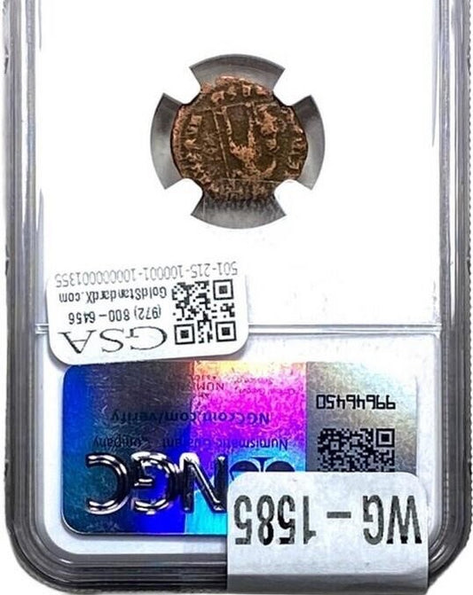 West Roman Valentinian I, AD 364-375 AE3 Nummus Decline & Fall of the Roman Empire