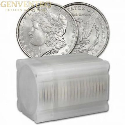 Pre-21 Morgan Silver Dollar Roll of 20 Coin Ch BU Genventro Bullion and Coins