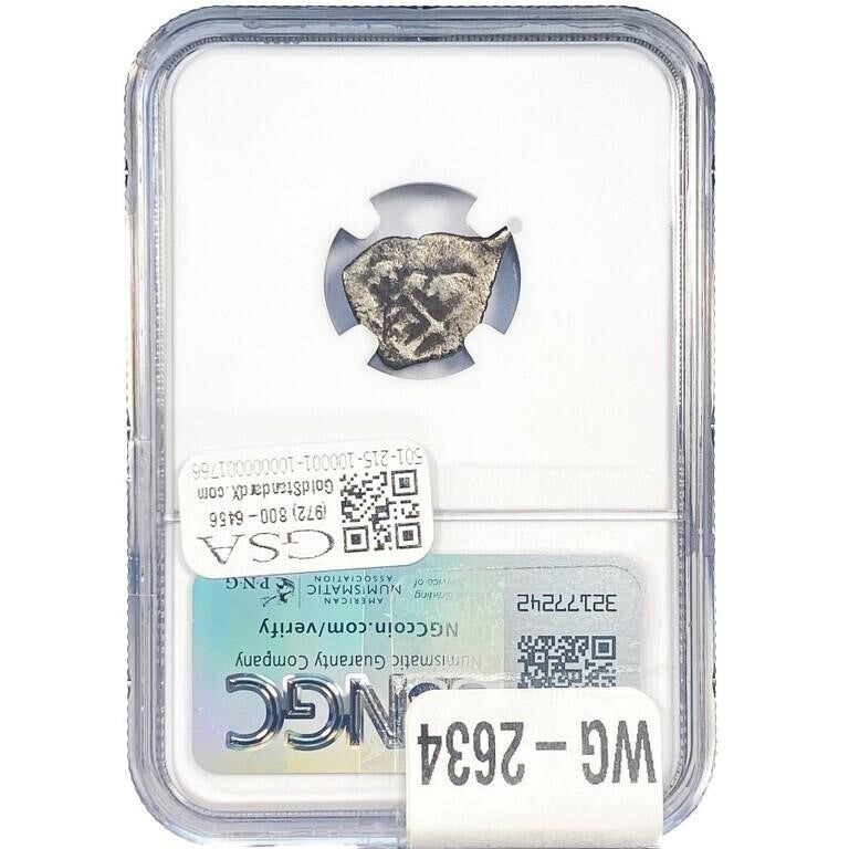 1701-47 Bolivia 1/2 R - Philip V "Beach Find"