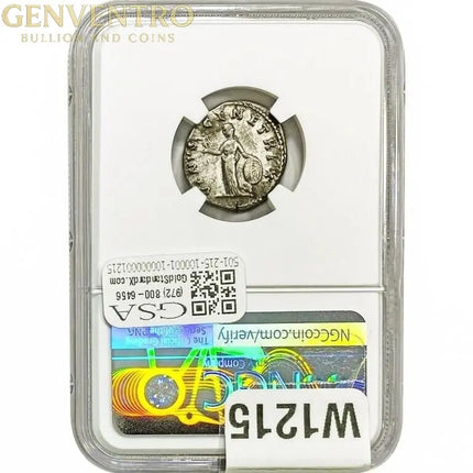 Roman Faustina Jr. AD 147-175/6 Silver Denarius Genventro