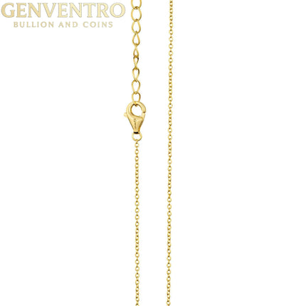 14k Gold Interlocking Circle Necklace 925 Sterling Silver MORF