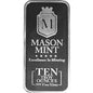 10 oz Silver Bar .999 Fine Silver Mason Mint