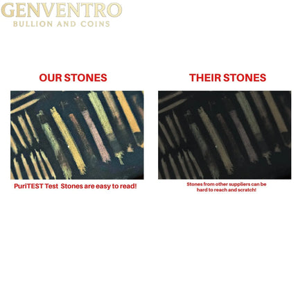 Gold Silver Platinum Testing Touch Scratch Stone Tester Detect Metal Jewelry GOLD TESTING EQUIPMENT