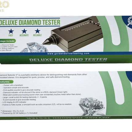 GTE Gold Silver Diamond Tester Selector Gemstone Jewelers Testing Kit Digital Electronic Tool GOLD TESTING EQUIPMENT