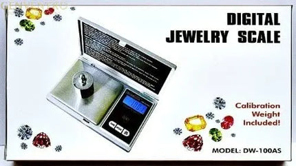 DigiWeigh DW-100AS Pocket Digital Scale – 100g x 0.01g | Precision Jewelry & Gem Scale for Gold, Gems, Reloading, Coins, Specimens GOLD TESTING EQUIPMENT