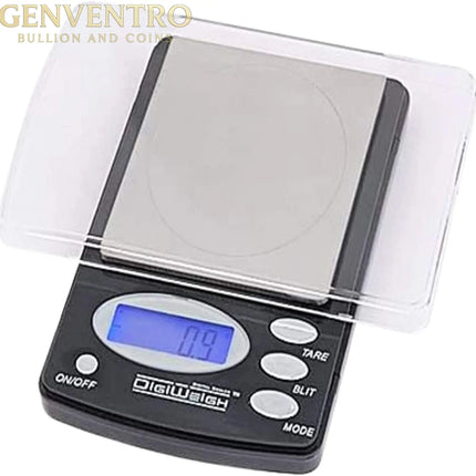 DigiWeigh DW-100AX Precision Digital Scale – 100g x 0.01g | Gram, Ounce, Carat, Grain Modes | Lab, Jewelry, Reloading, Gemstone Use GOLD TESTING EQUIPMENT