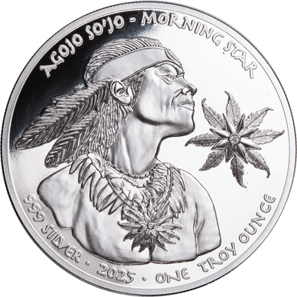 2025 sioux nation morning star proof 1 oz silver coin in stock items, collectible coins, collectible coins, national pride (any country)