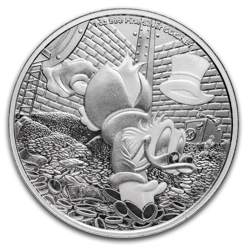 Niue 2025 - Disney Scrooge McDuck Ag999 1 Oz BU