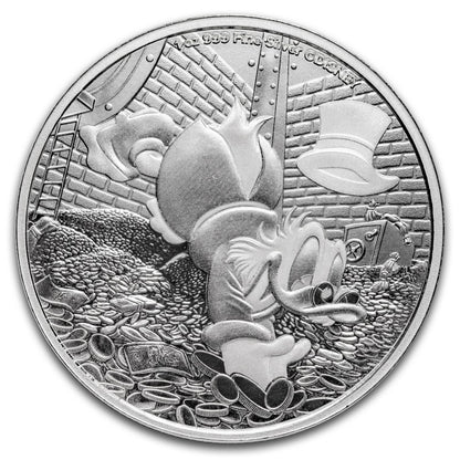 Niue 2025 - Disney Scrooge McDuck Ag999 1 Oz BU