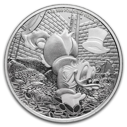 Niue 2025 - Disney Scrooge McDuck Ag999 1 Oz BU