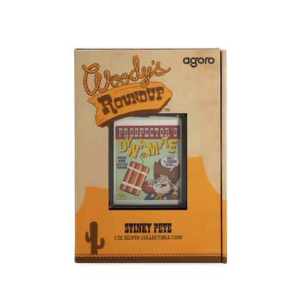 Toy Story 2 Woody’s Roundup Stinky Pete Niue 2025 1oz Silver New in Box w/COA Genventro